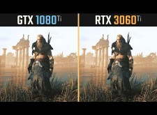 RTX 3060 Ti vs. GTX 1080 Ti (10款遊戲測試)電馭叛客2077