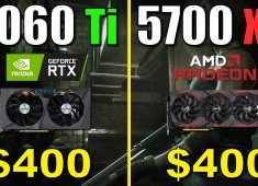 RTX 3060 Ti vs. RX 5700 XT |  1440p (9款)遊戲測試