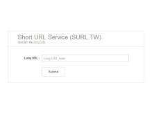 台灣免費縮網址服務Short URL Service (SURL.TW)