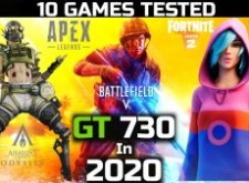 GT730 2GDDR3顯示卡遊戲測試 2021年-10項遊戲
